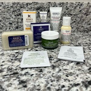 Kiehl's Skincare Collection - Green, White, and Blue